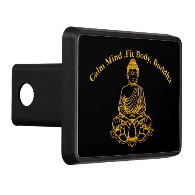 Buddha in Lotus Pose Hitch Cover (Right)