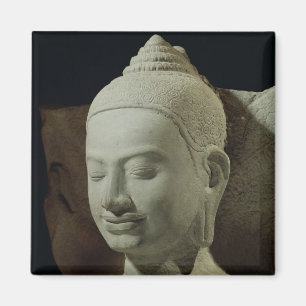 Buddha in Meditation on the Naga King, Magnet