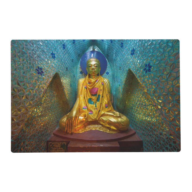 Buddha In Ornate Alcove Placemat (Front)