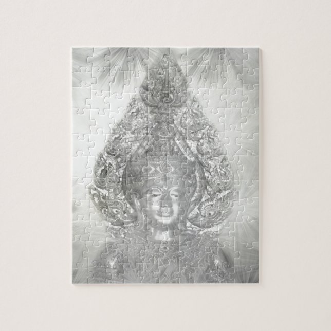 buddha in silver jigsaw puzzle (Vertical)