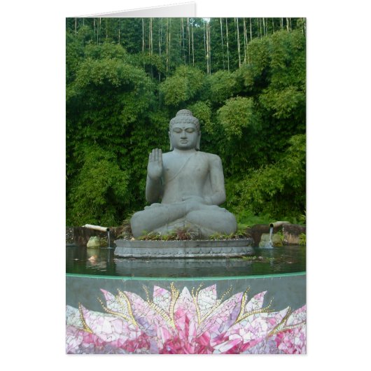 Buddha in the Bamboo Forest Cards (Front)