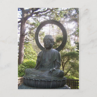 Buddha in the Japanese Tea Garden Postcard
