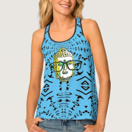 Buddha in Vortex Tank Top