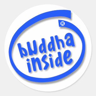 buddha Inside Classic Round Sticker