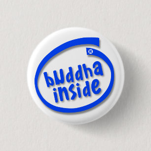 Buddha Inside Pinback Button