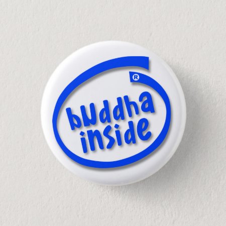 Buddha Inside Pinback Button