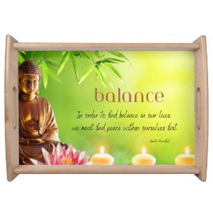 BUDDHA-INSPIRED BALANCE TRAY