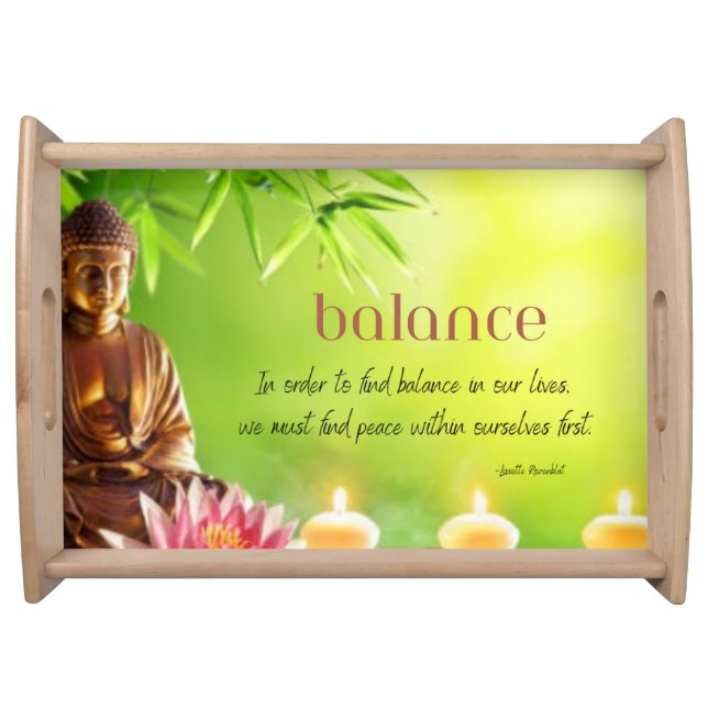 BUDDHA-INSPIRED BALANCE TRAY (Front)