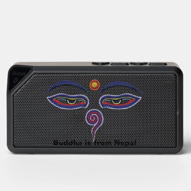 Buddha is born in NepaL Bluetooth Speaker (Front)
