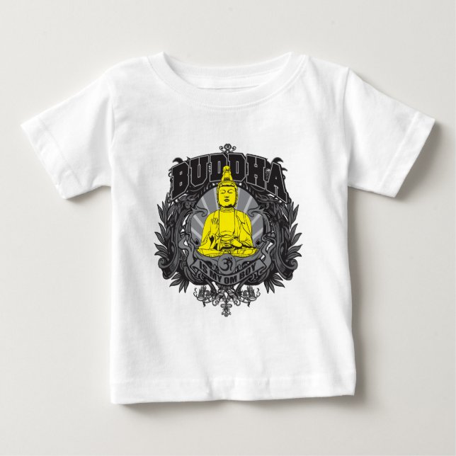 Buddha Is My Om Boy Baby T-Shirt (Front)