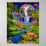 Buddha Kitties Print, Value Poster Paper (Matte)