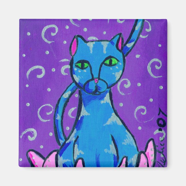 Buddha Kitty Magnet (Front)