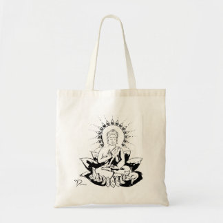Buddha Kitty Tote Bag