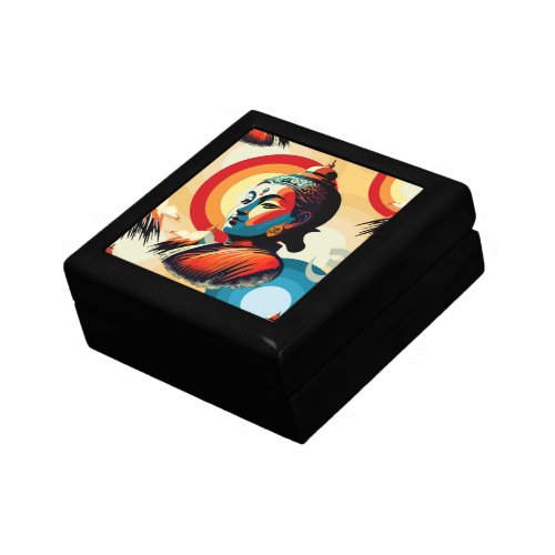 Buddha Lord Retro Pop Art Portrait Gift Box