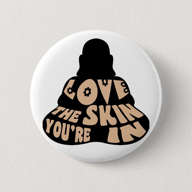 Buddha Love Button (Front)