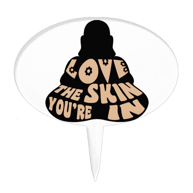 Buddha Love Cake Topper (Front)