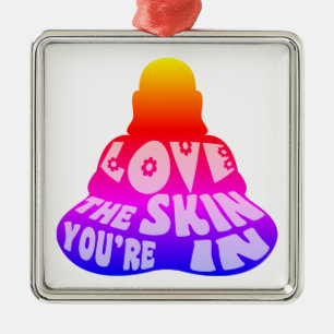 Buddha Love Colorful Metal Ornament