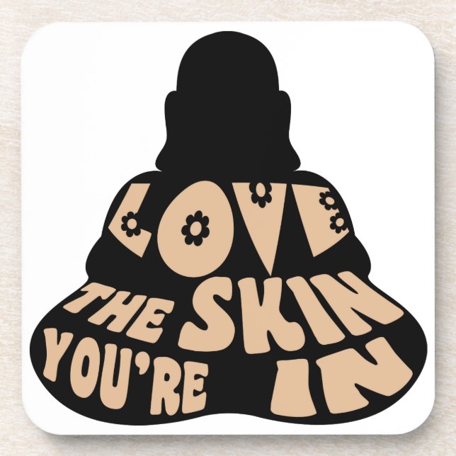 Buddha Love Drink Coaster (Front)