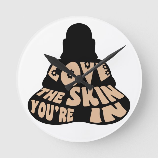 Buddha Love Round Clock (Front)