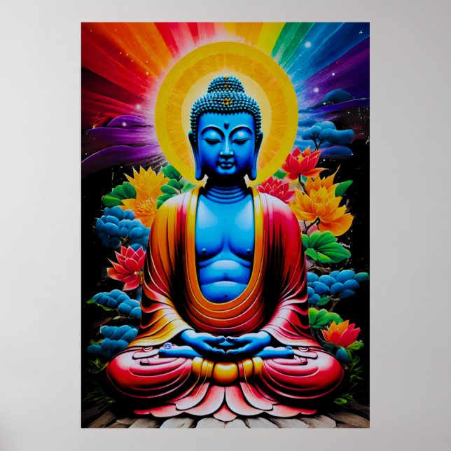Buddha Luminous Awakening Poster (Front)