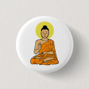 Buddha magnet button