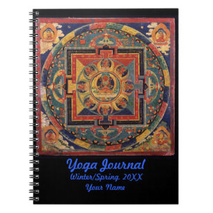 Buddha Mandala Yoga Journal Personalized