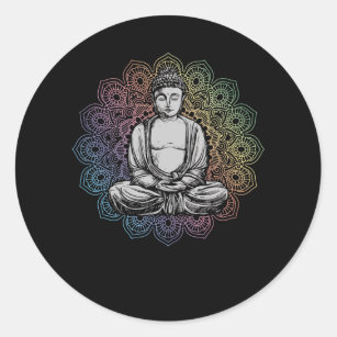 Zen Mandala Yoga Meditation Buddha Spiritual Sticker