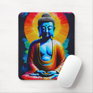 Buddha Meditates  Mouse Pad
