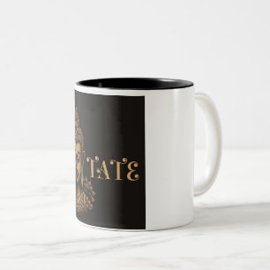 Buddha Meditates Two-Tone Coffee Mug
