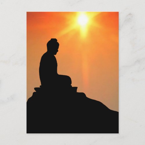 Buddha Meditating Postcard