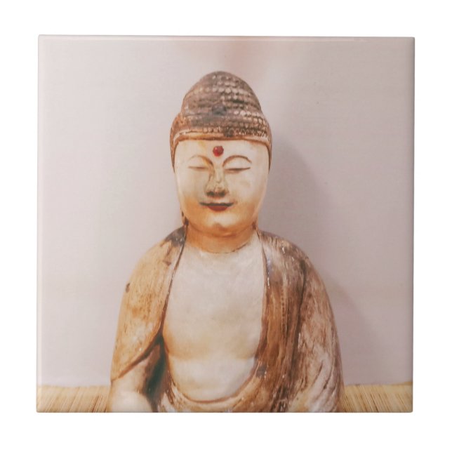 Buddha Meditation  Ceramic Tile (Front)