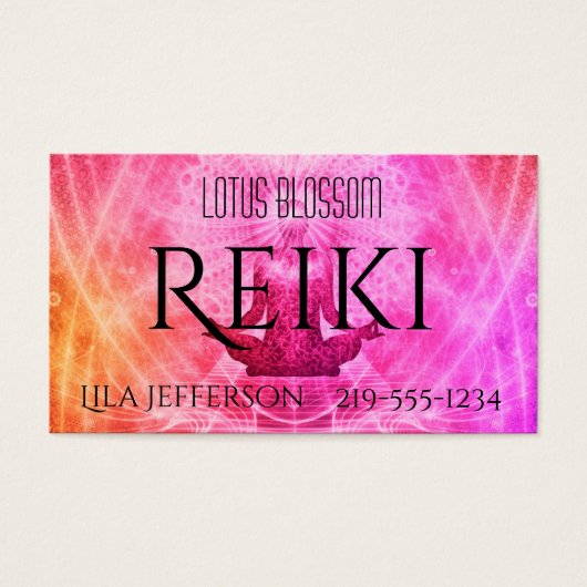 Buddha Meditation in Pinks Reiki (Front)
