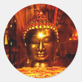 Buddha Meditation Stickers by sequindreams at Zazzle