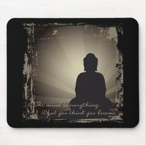 Buddha Mind Is Everything Mouse Pad