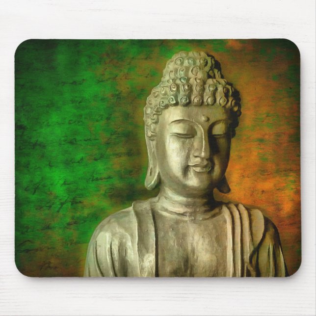 Buddha Mind Mouse Pad (Front)