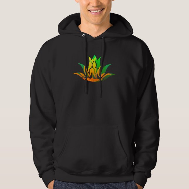 Buddha Mindfulness Buddhist Gautama Buddhism Lovin Hoodie (Front)