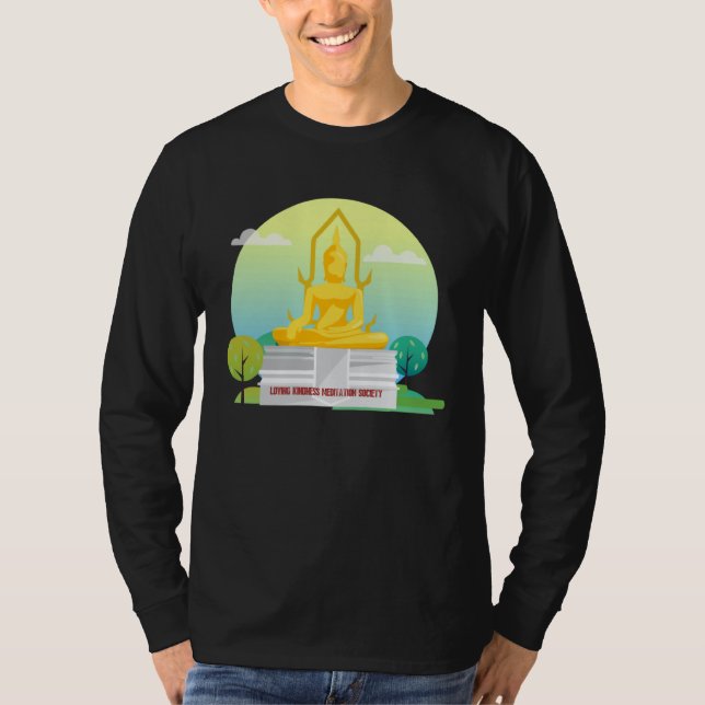 Buddha Mindfulness Buddhist Gautama Buddhism Lovin T-Shirt (Front)