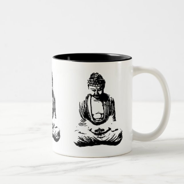 Buddha Monochrome Mug (Right)