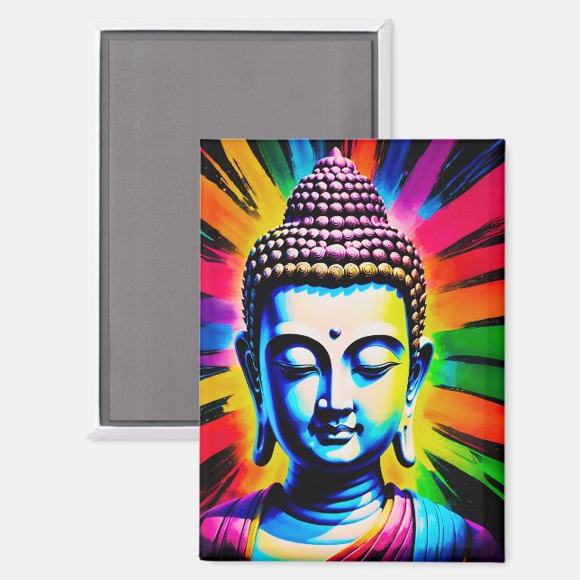 Buddha Neon Decor  Magnet (Front/Back)