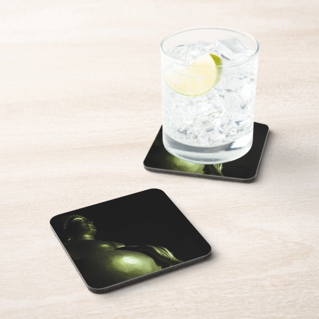 Buddha Night Beverage Coaster (Right Side)