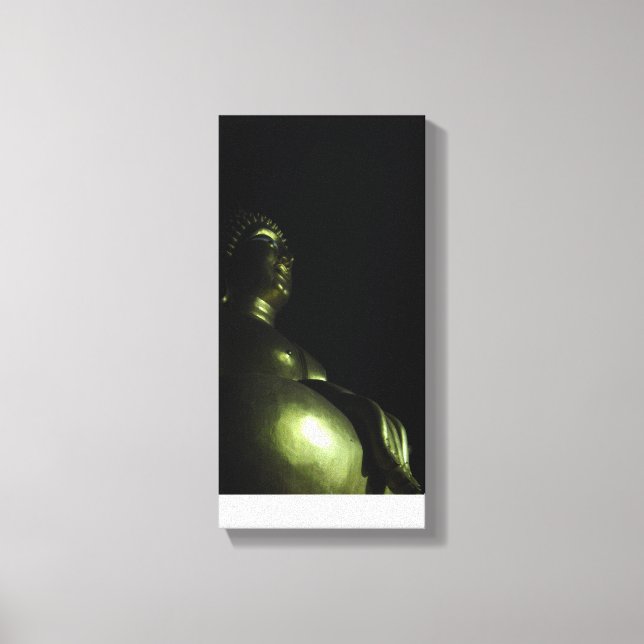 Buddha Night Canvas Print (Front)