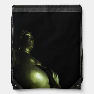 Buddha Night Drawstring Bag