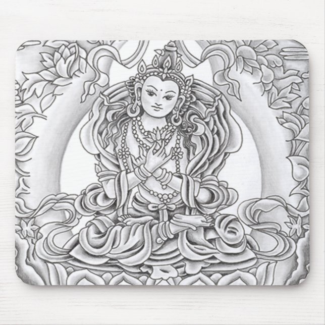 Buddha of Compassion Mouse pad (Front)