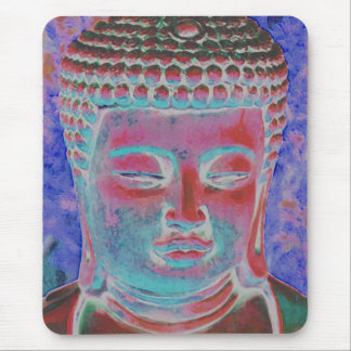 Buddha of the Painted Kaleidoscope Mouse Pad