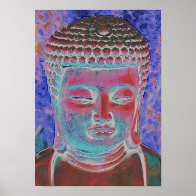 Buddha of the Painted Kaleidoscope Poster (Front)