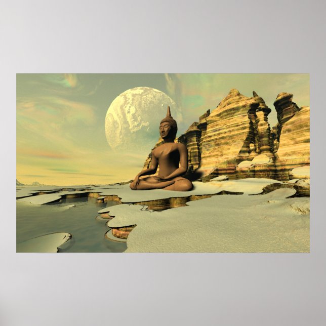 Buddha on the Snow Poster (Front)