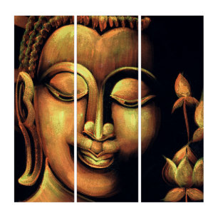 Buddha Painting Triptych