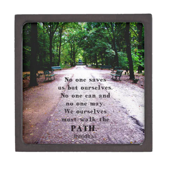 Buddha Path Quote Gift Box