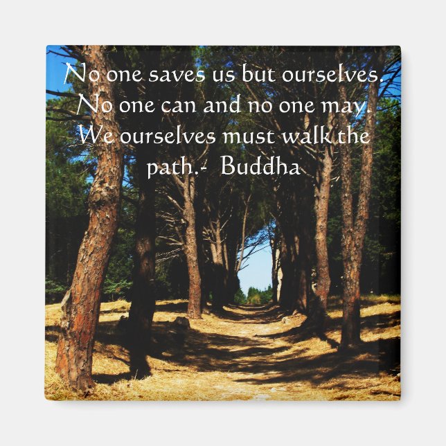 Buddha PATH Quote Magnet (Front)