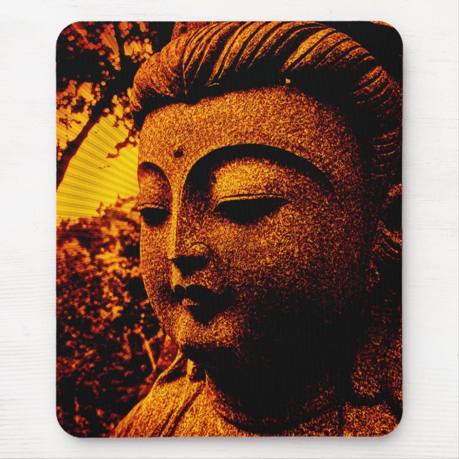 Buddha Peace Shine Mousepad (Front)